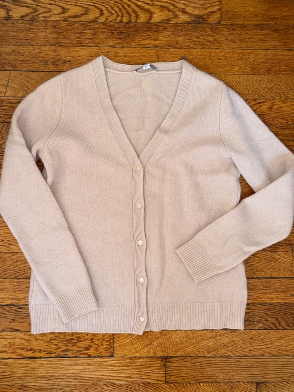 Max Mara Cashmere Cardigan Pearl Pink S